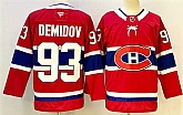 Men's Montreal Canadiens #93 Ivan Demidov Red 2024-25 Stitched Jersey,baseball caps,new era cap wholesale,wholesale hats